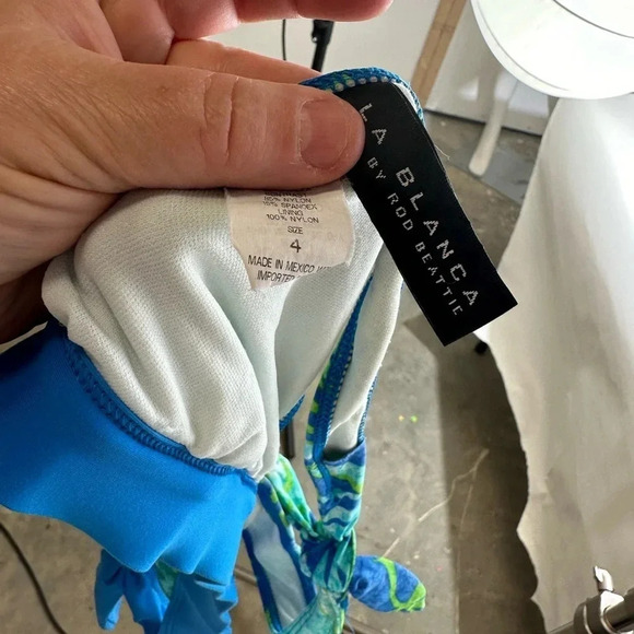 La Blanca by Rod Beattie Halter Swim Top - Picture 2 of 3